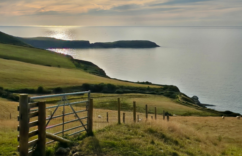 A coastal walk in Wales during a adults only weekend break UK